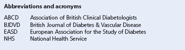Abbreviations and acronyms