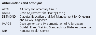 Abbreviations and acronyms